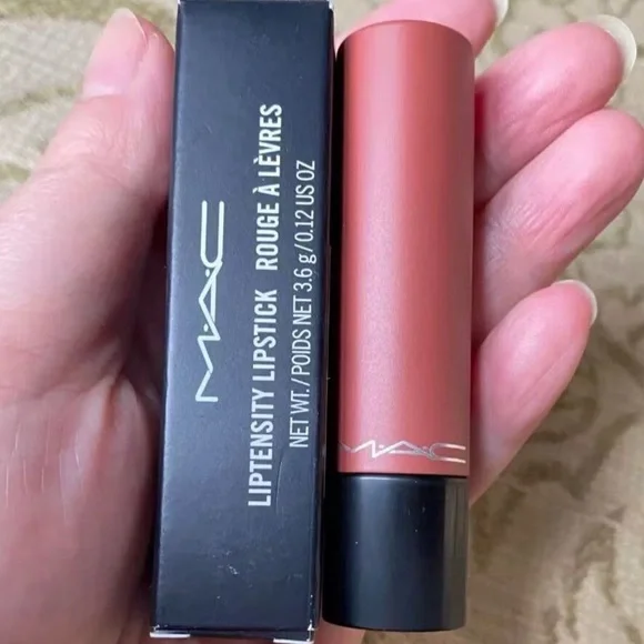 New In Box MAC LIPTENSITY LIPSTICK Shade SMOKED ALMOND Full Size 0.12oz~Rare